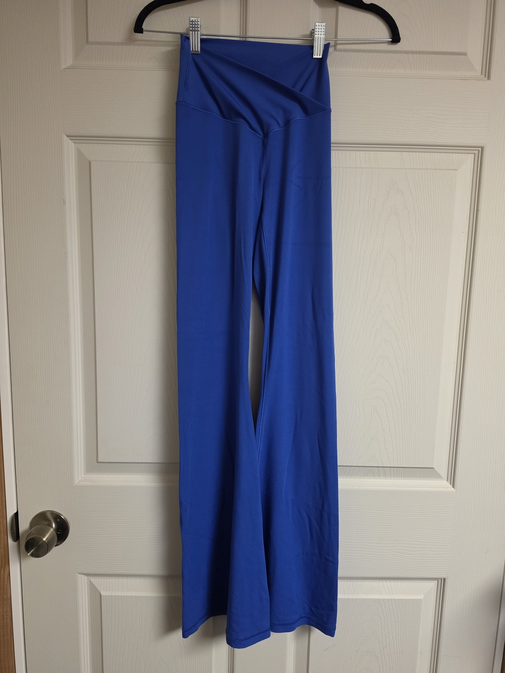 aerie Flared High-Waist Leggings in Cobalt Blue